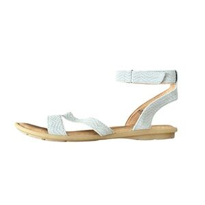 Born Sandals Women's 11 August Pashmina Strappy Gray Suede Boho Bohemian